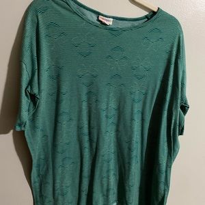 Lularoe Medium Teal Irma Hidden Minnie